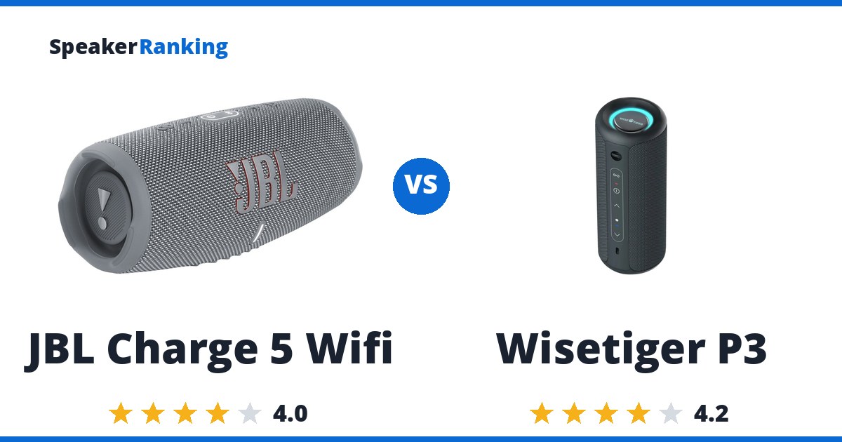 JBL Charge 5 Wifi vs Wisetiger P3