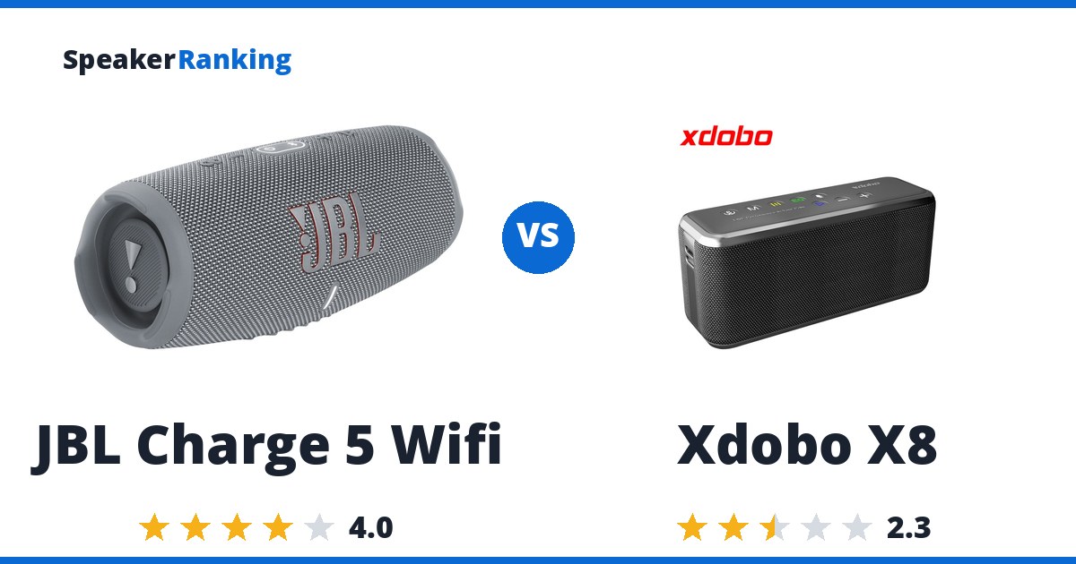 JBL Charge 5 Wifi vs Xdobo X8
