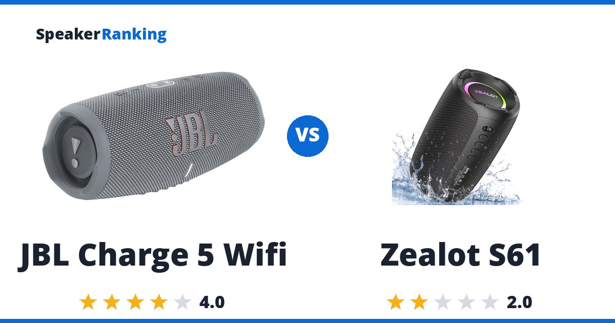JBL Charge 5 Wifi vs Zealot S61