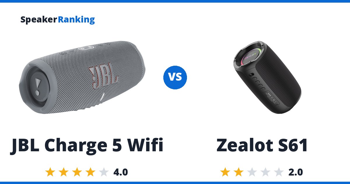 JBL Charge 5 Wifi vs Zealot S61