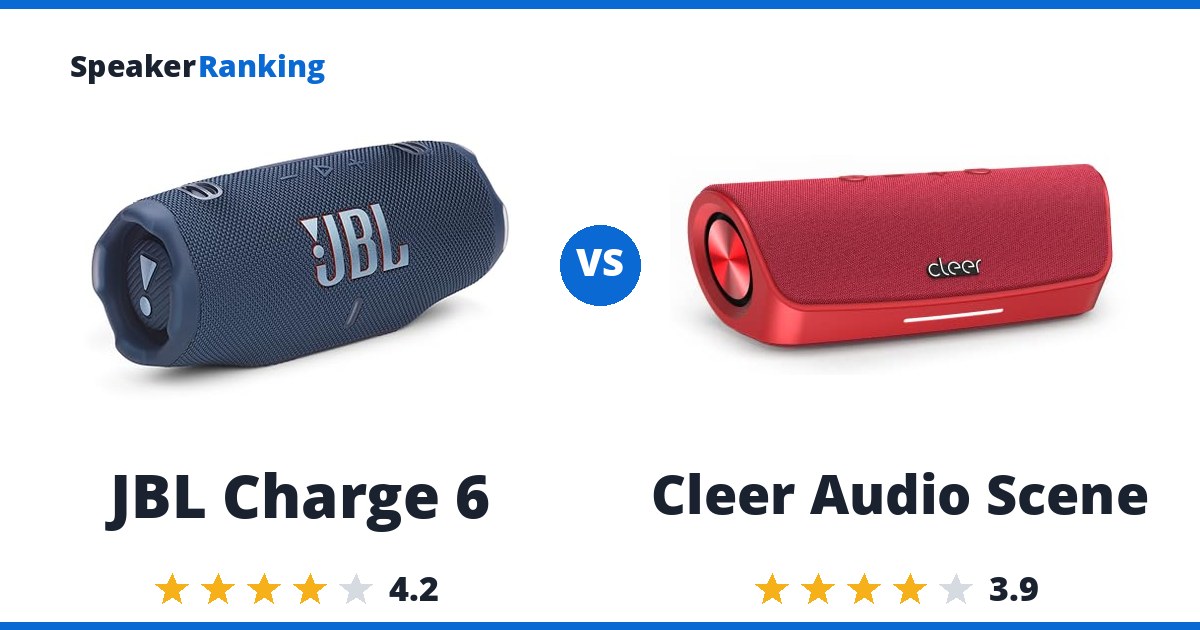 JBL Charge 6 vs Cleer Audio Scene