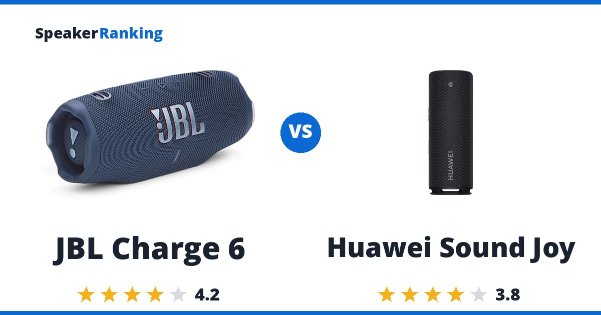 JBL Charge 6 vs Huawei Sound Joy