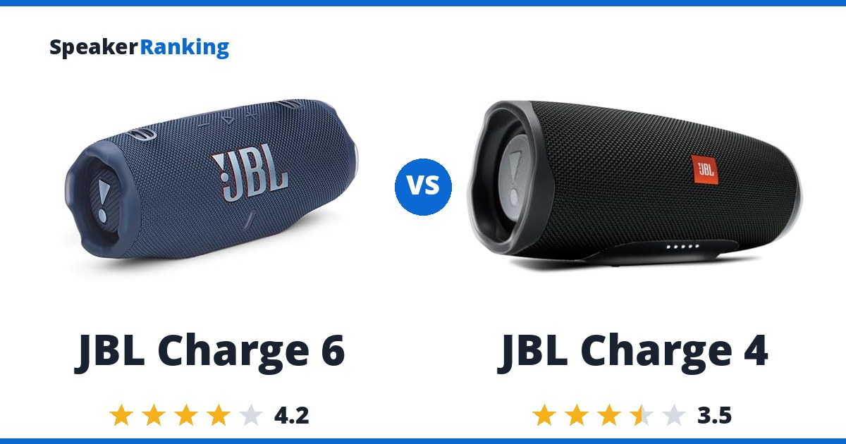 JBL Charge 6 vs JBL Charge 4