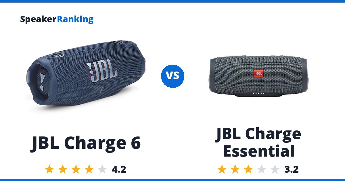 JBL Charge 6 vs JBL Charge Essential