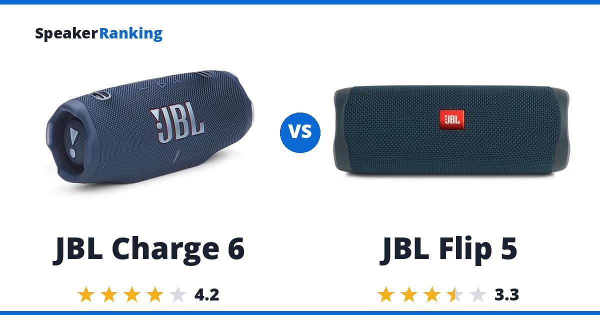 JBL Charge 6 vs JBL Flip 5