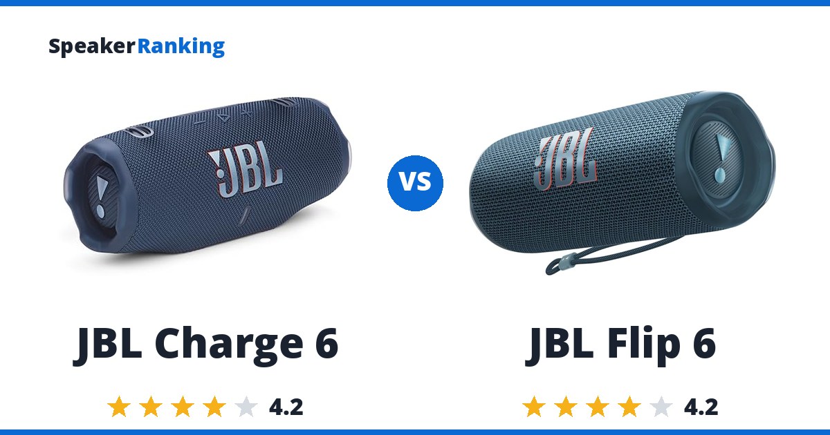 JBL Charge 6 vs JBL Flip 6