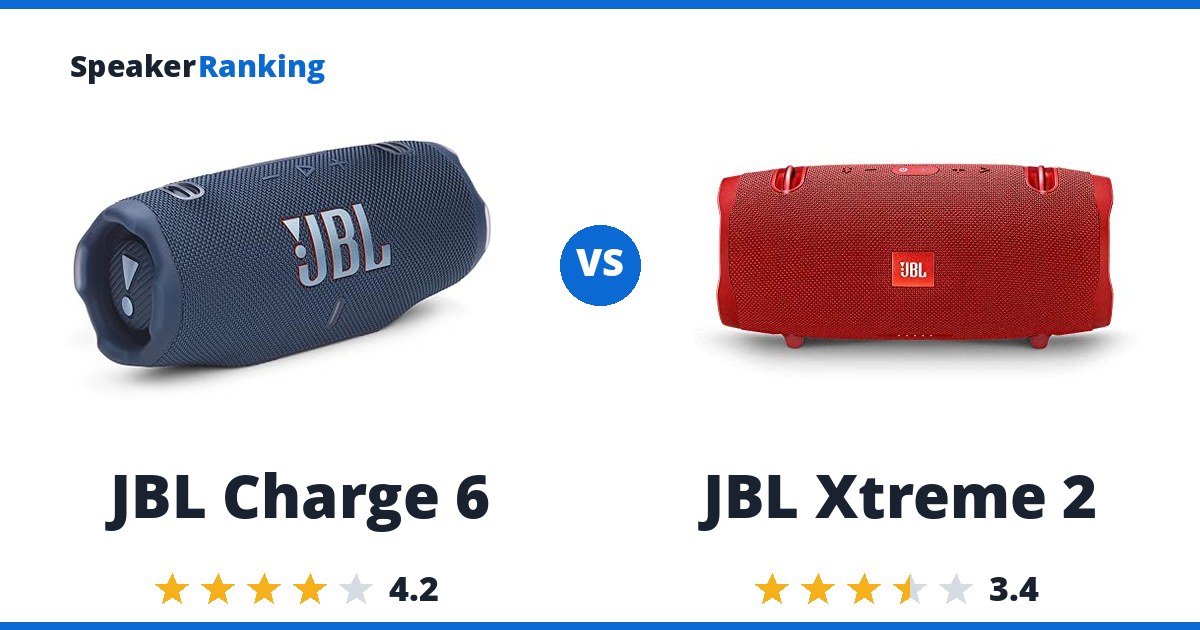 JBL Charge 6 vs JBL Xtreme 2