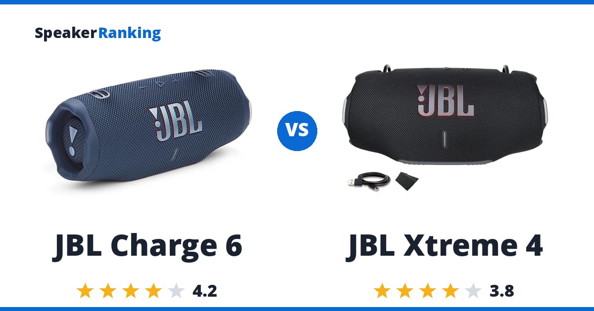 JBL Charge 6 vs JBL Xtreme 4