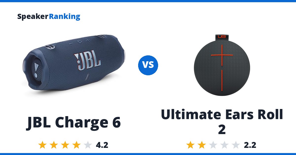 JBL Charge 6 vs Ultimate Ears Roll 2
