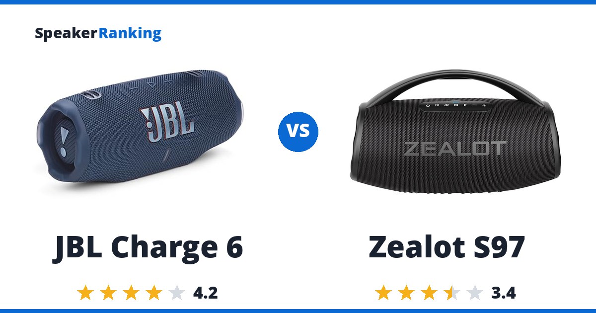 JBL Charge 6 vs Zealot S97