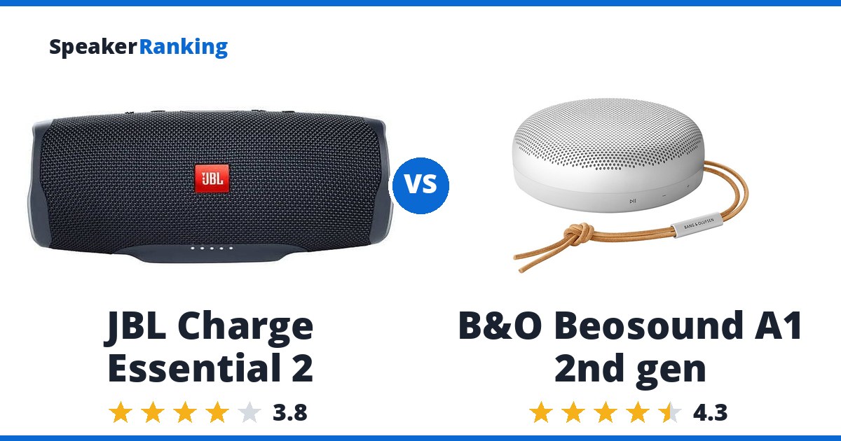 JBL Charge Essential 2 vs B&O Beosound A1 2nd gen