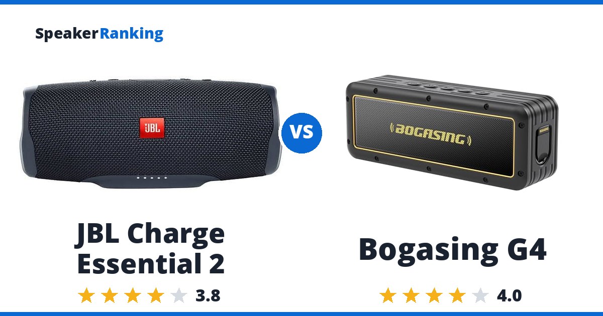 JBL Charge Essential 2 vs Bogasing G4