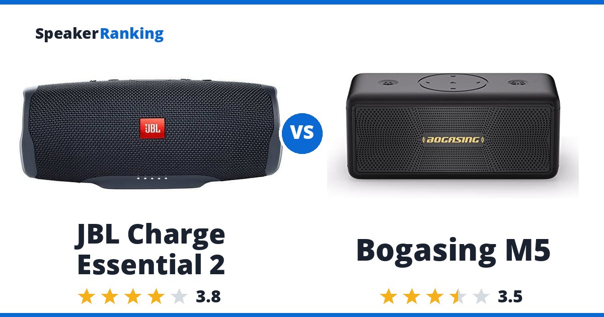 JBL Charge Essential 2 vs Bogasing M5