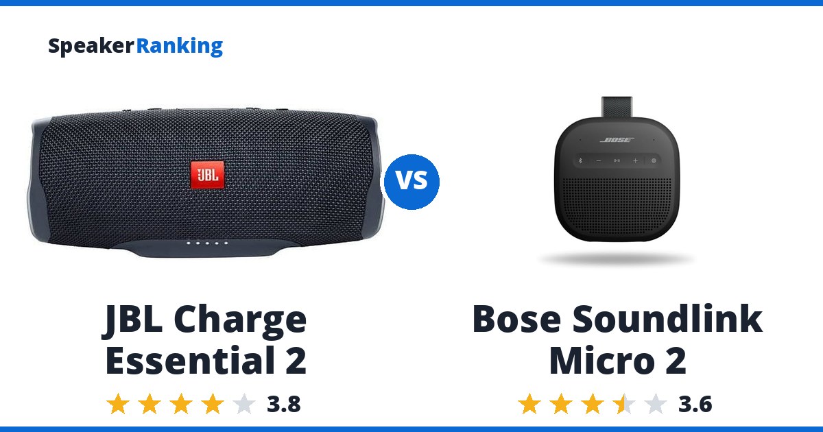 JBL Charge Essential 2 vs Bose Soundlink Micro 2