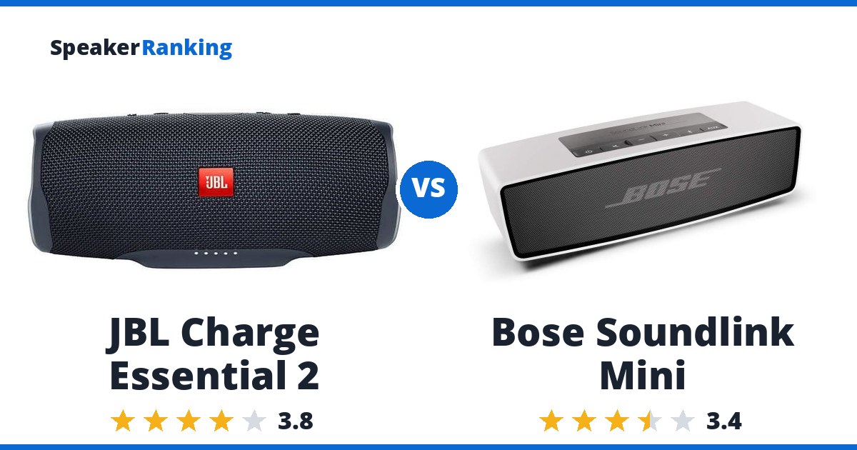 JBL Charge Essential 2 vs Bose Soundlink Mini