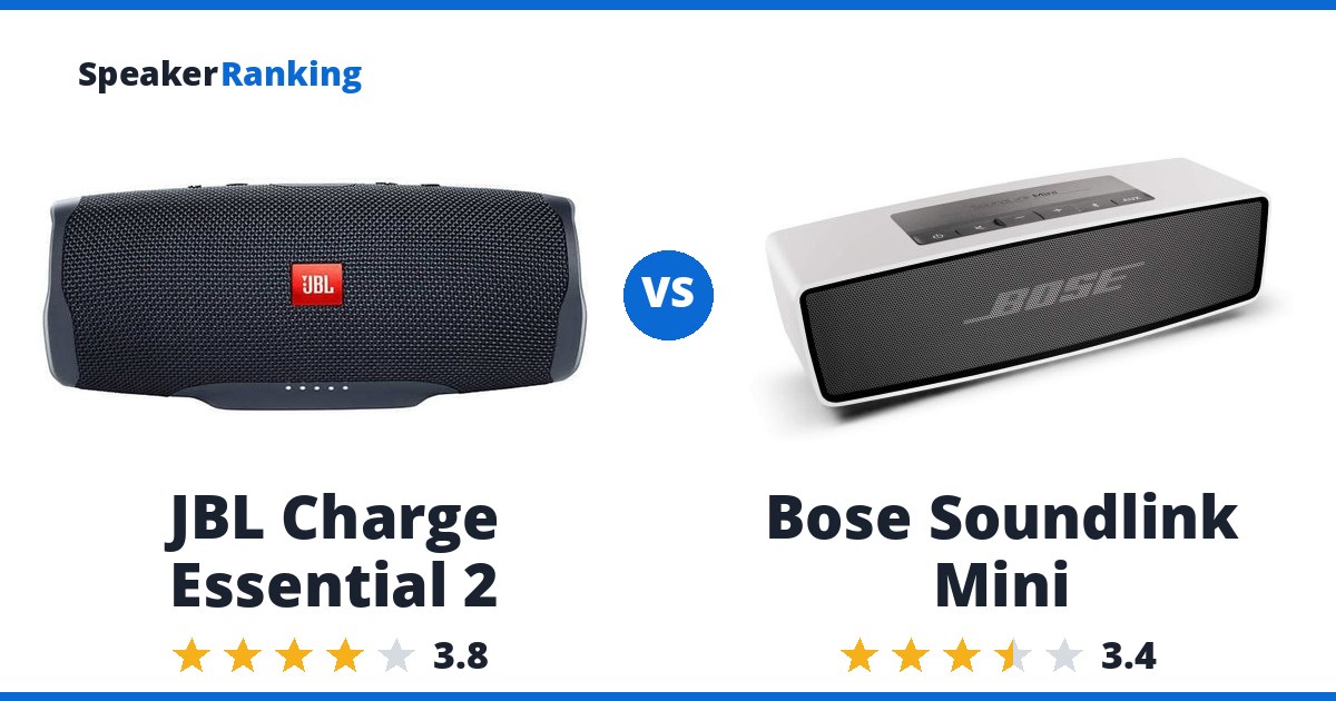 JBL Charge Essential 2 vs Bose Soundlink Mini