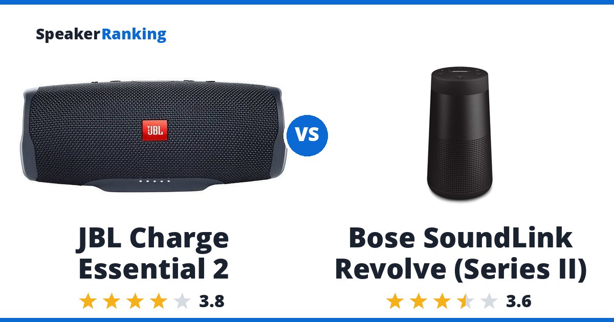 JBL Charge Essential 2 vs Bose SoundLink Revolve (Series II)