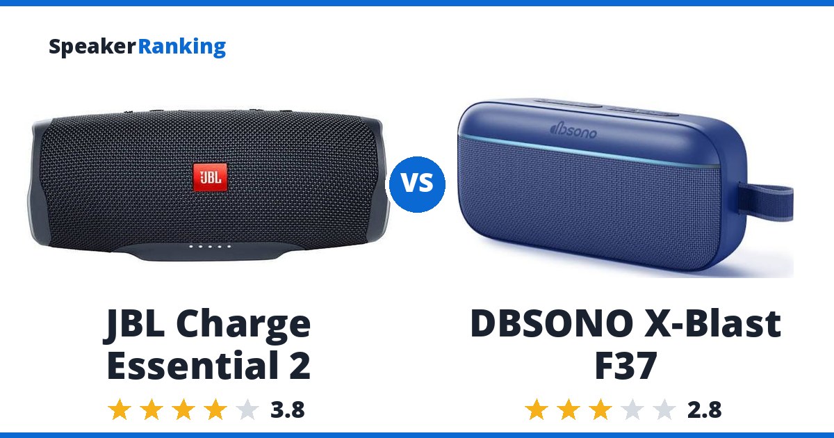 JBL Charge Essential 2 vs DBSONO X-Blast F37