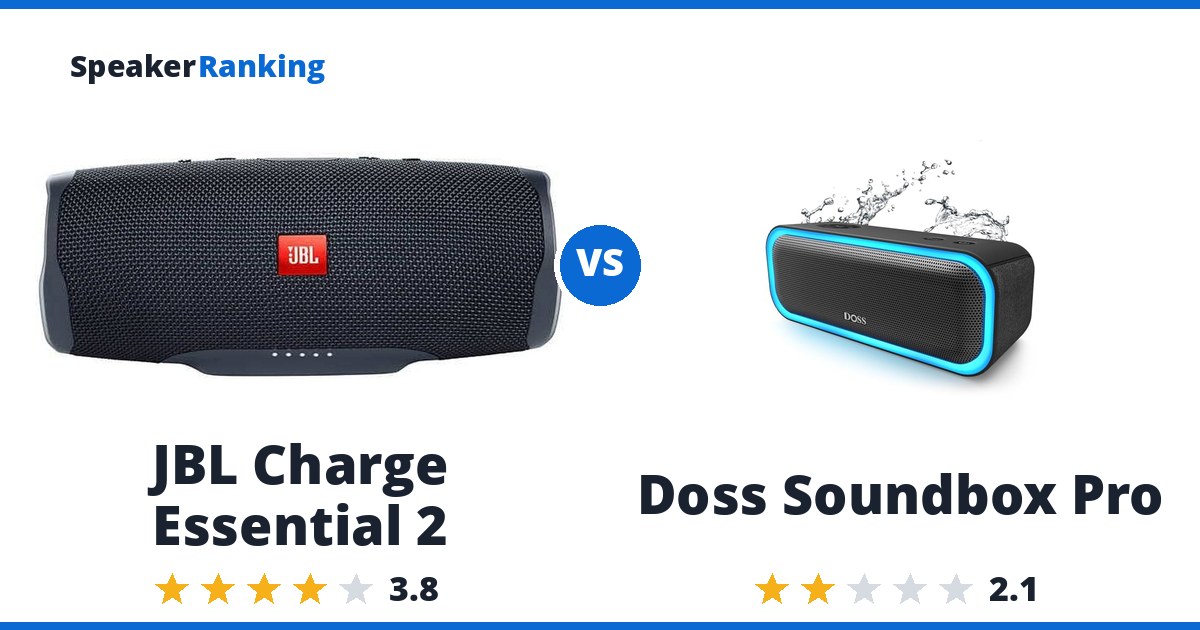 JBL Charge Essential 2 vs Doss Soundbox Pro