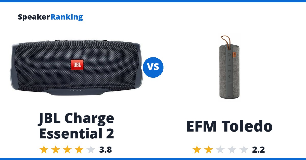 JBL Charge Essential 2 vs EFM Toledo