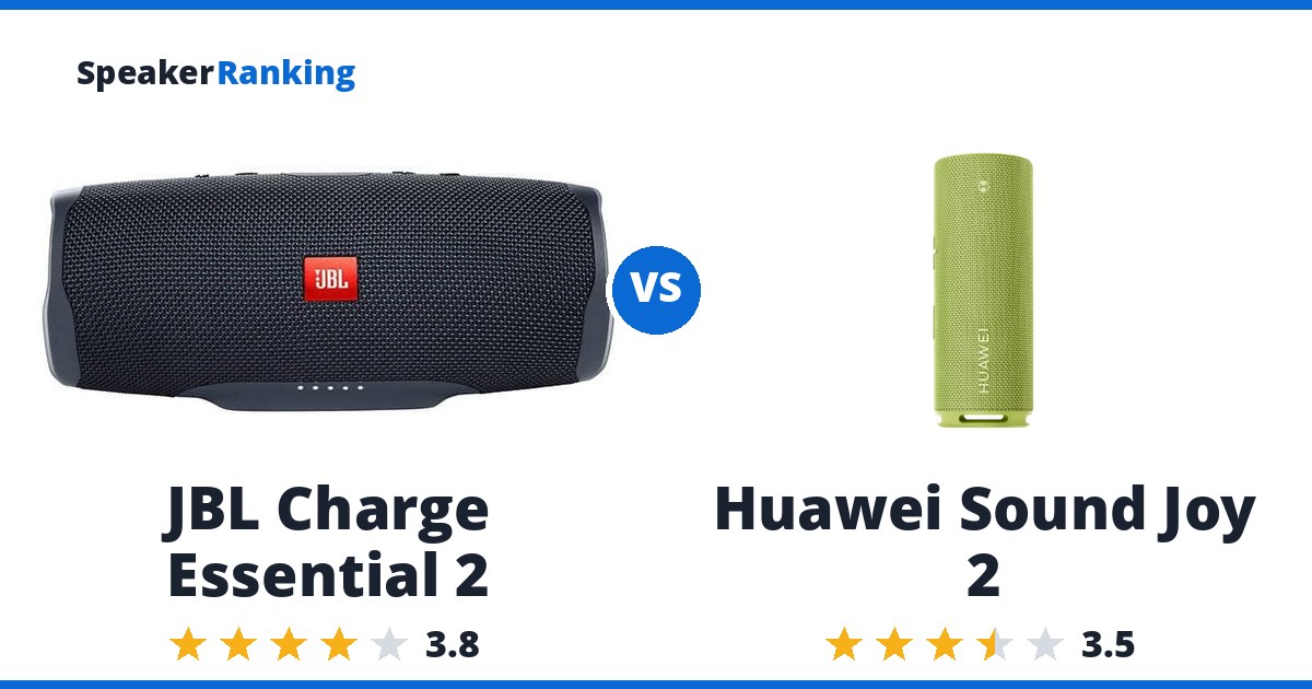 JBL Charge Essential 2 vs Huawei Sound Joy 2