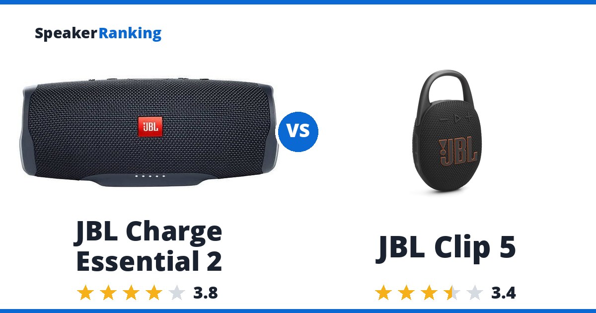 JBL Charge Essential 2 vs JBL Clip 5