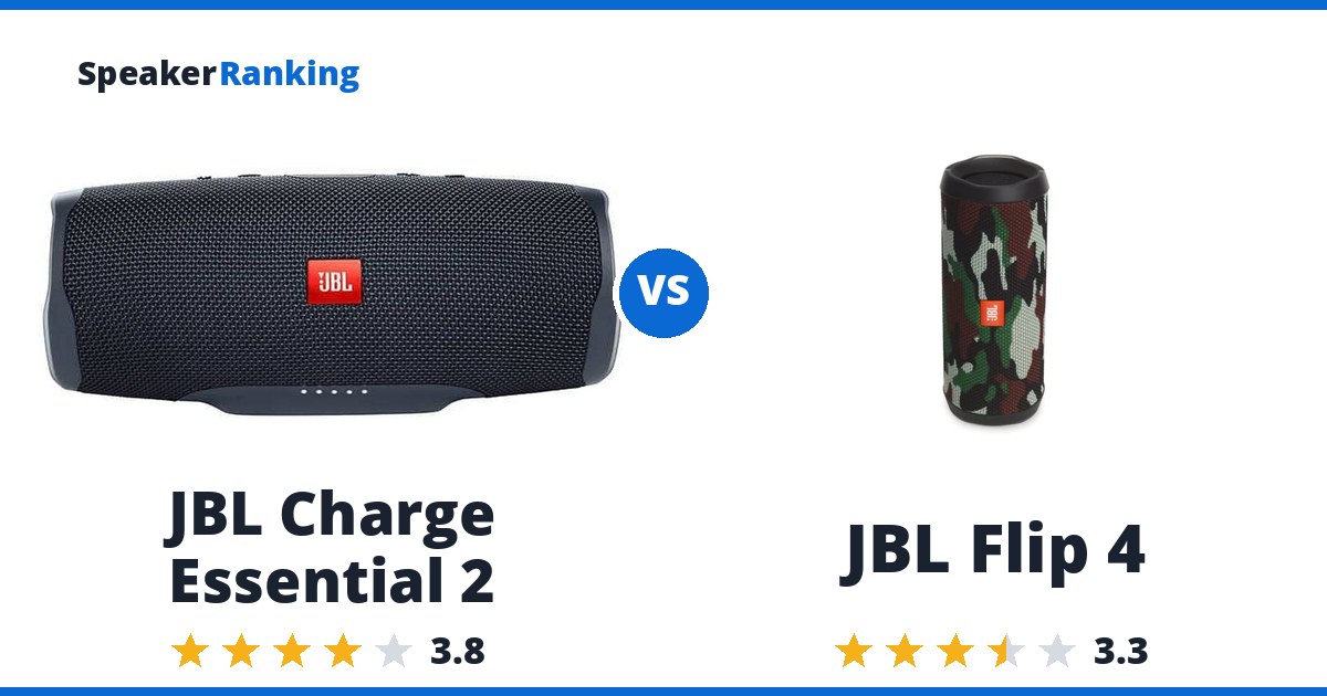 JBL Charge Essential 2 vs JBL Flip 4