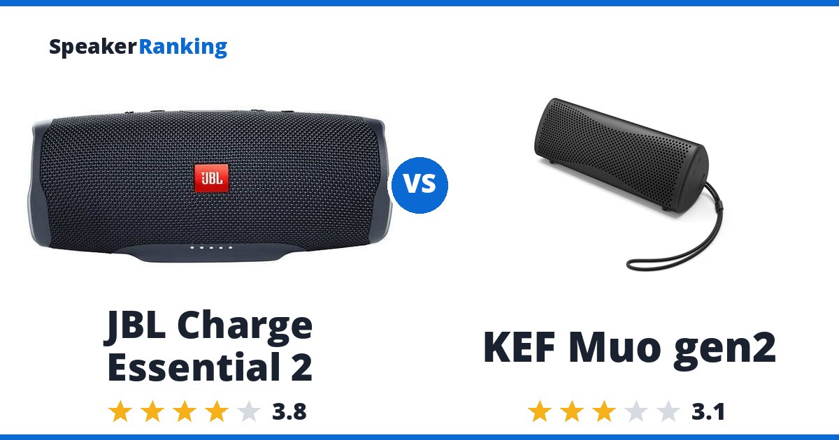 JBL Charge Essential 2 vs KEF Muo gen2