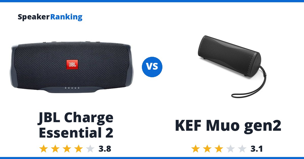 JBL Charge Essential 2 vs KEF Muo gen2