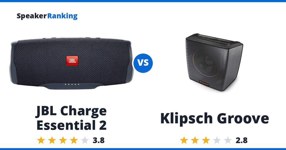 JBL Charge Essential 2 vs Klipsch Groove