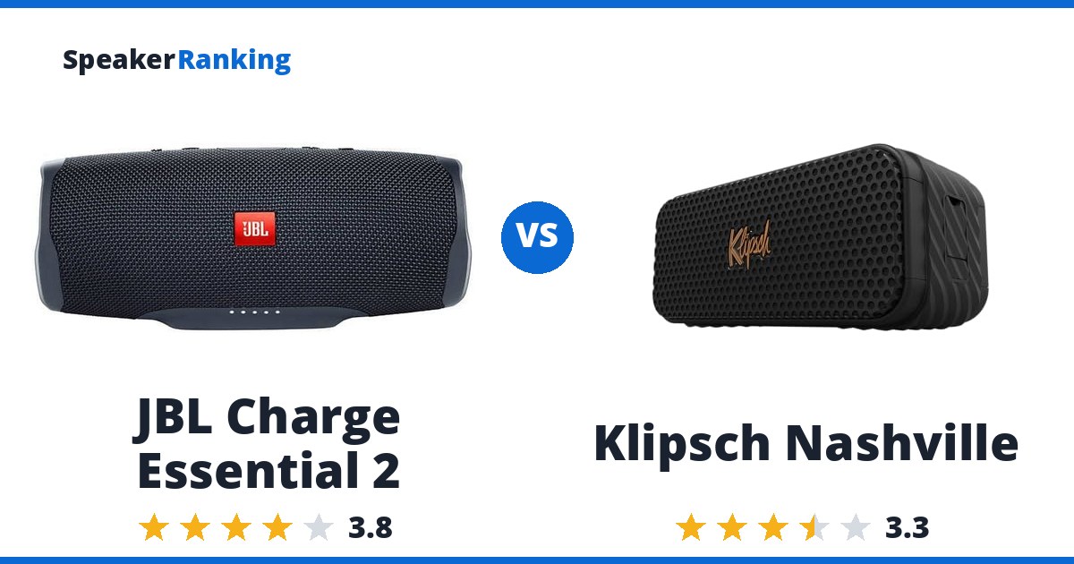 JBL Charge Essential 2 vs Klipsch Nashville