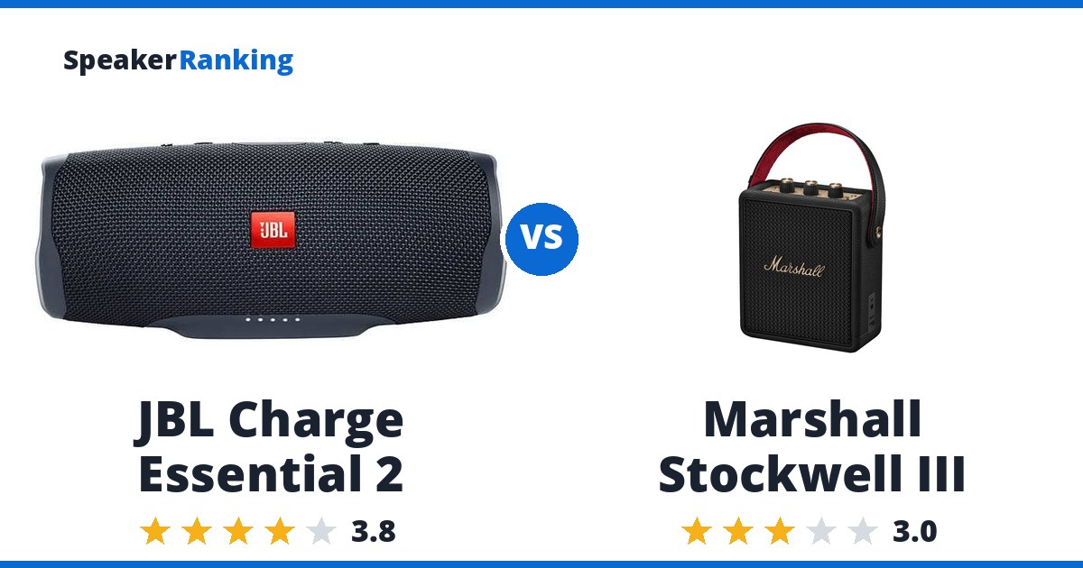 JBL Charge Essential 2 vs Marshall Stockwell III