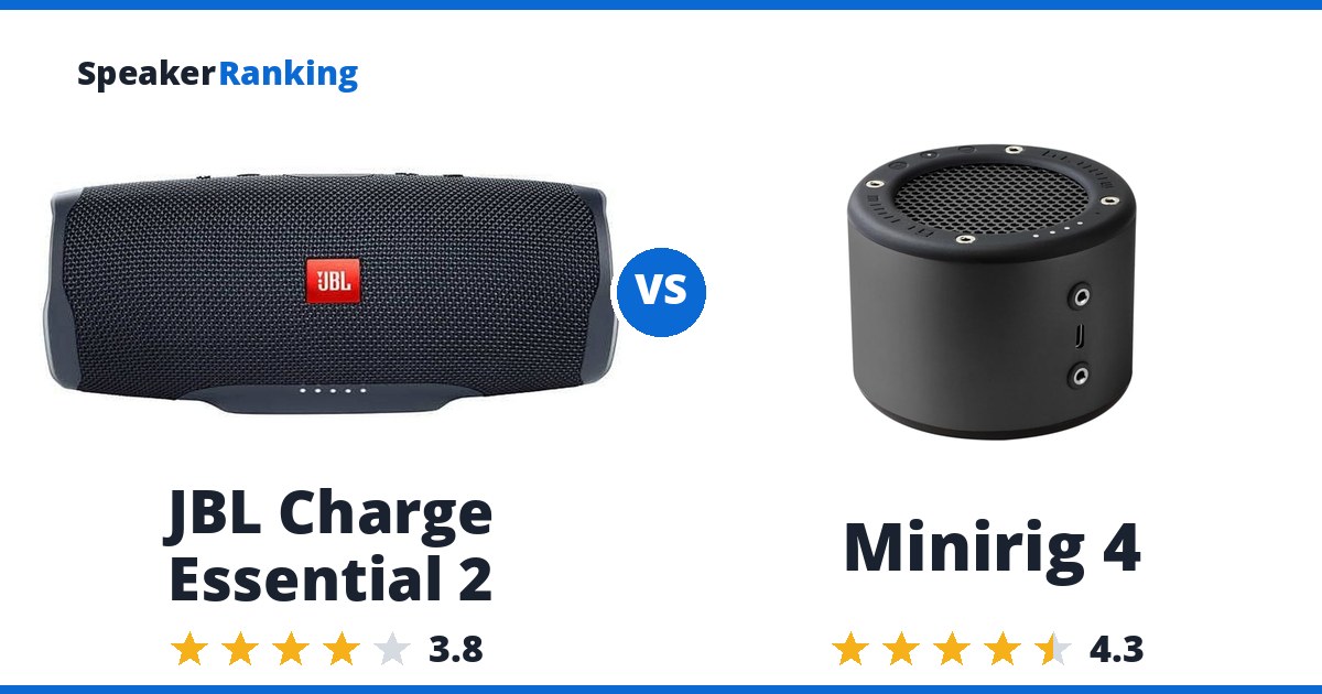 JBL Charge Essential 2 vs Minirig 4