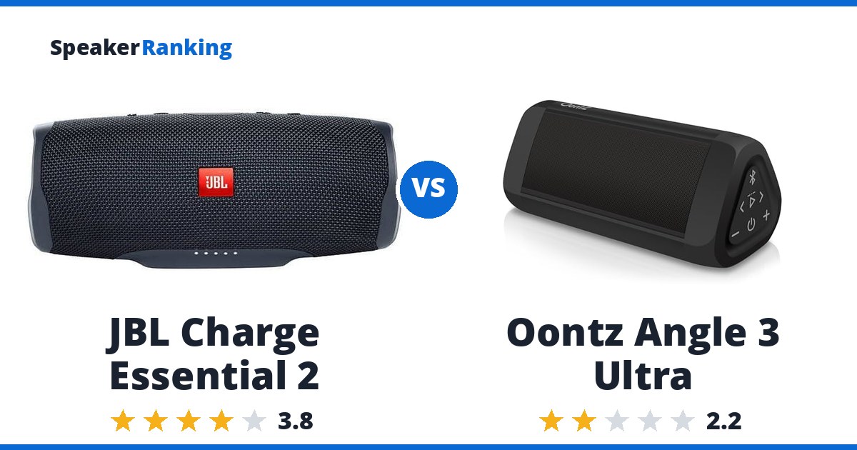 JBL Charge Essential 2 vs Oontz Angle 3 Ultra