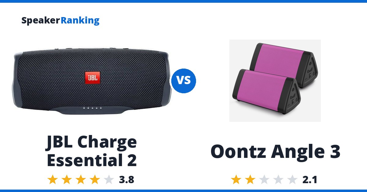 JBL Charge Essential 2 vs Oontz Angle 3