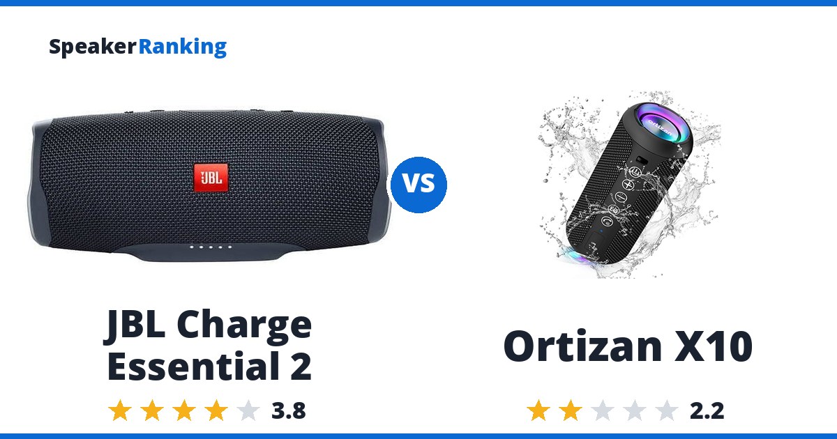 JBL Charge Essential 2 vs Ortizan X10