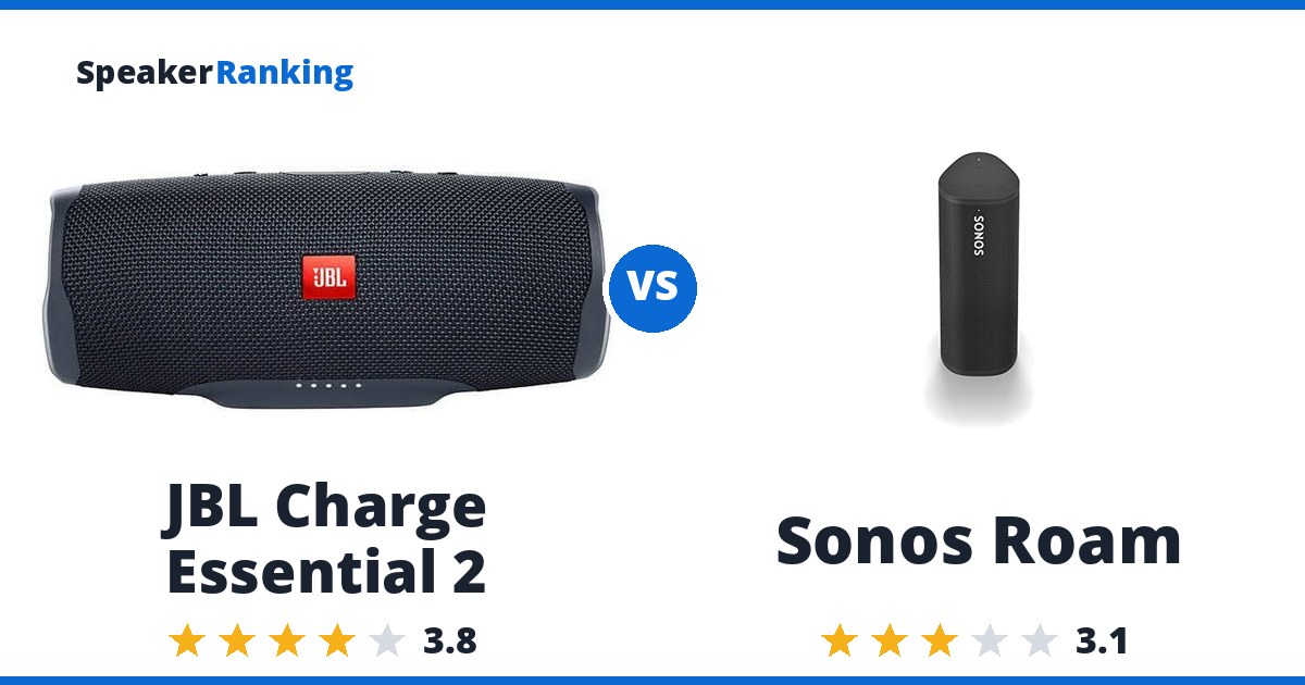 JBL Charge Essential 2 vs Sonos Roam