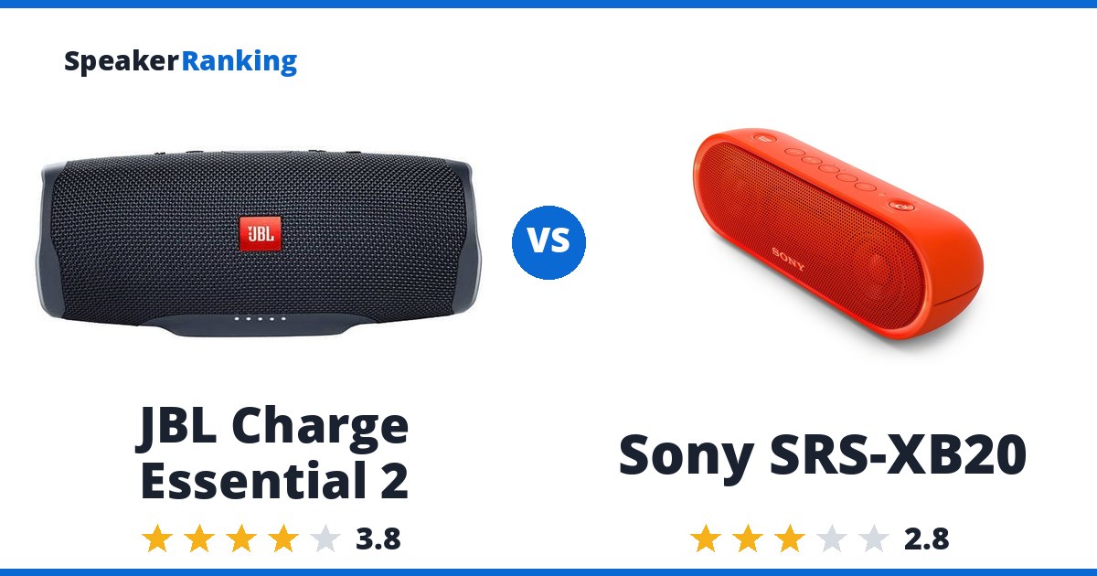 JBL Charge Essential 2 vs Sony SRS-XB20