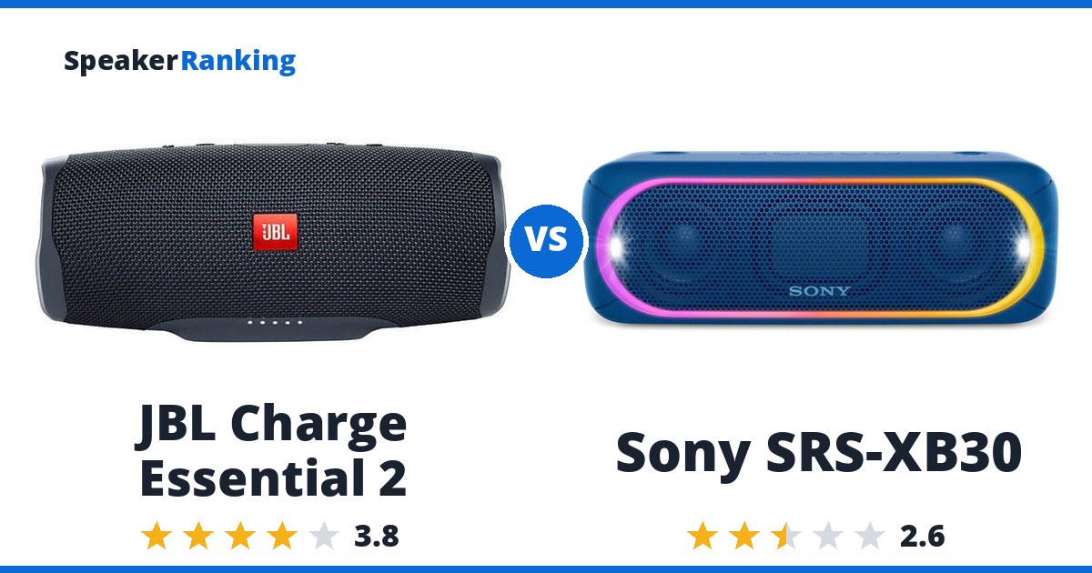 JBL Charge Essential 2 vs Sony SRS-XB30