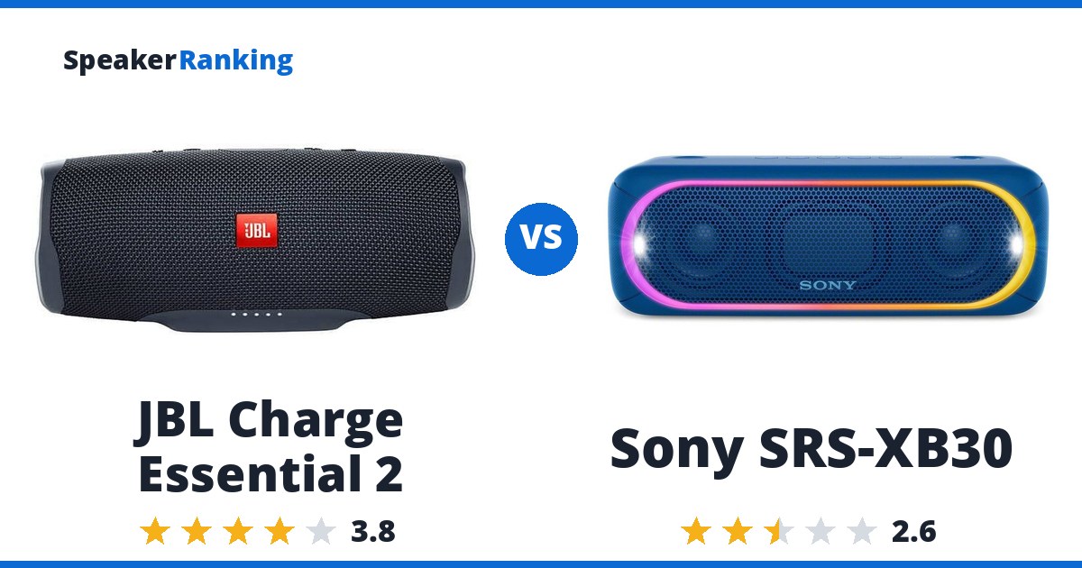 JBL Charge Essential 2 vs Sony SRS-XB30