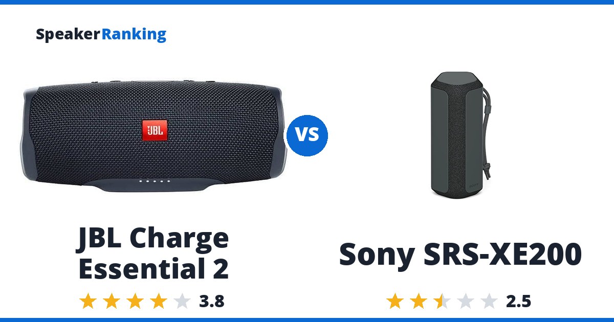 JBL Charge Essential 2 vs Sony SRS-XE200