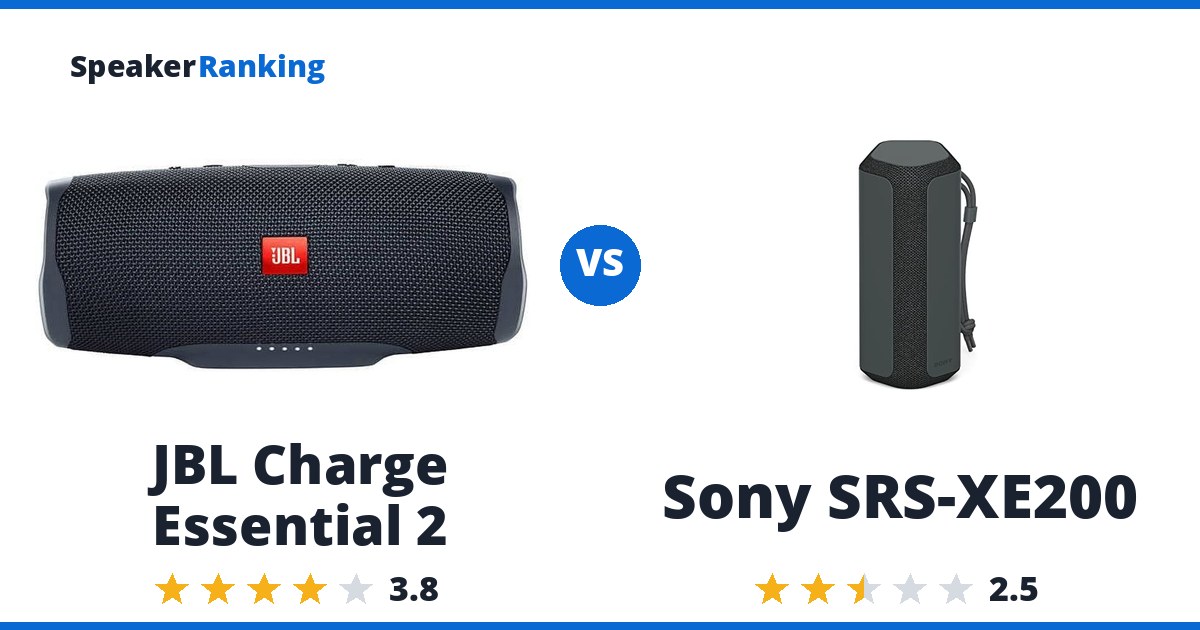 JBL Charge Essential 2 vs Sony SRS-XE200