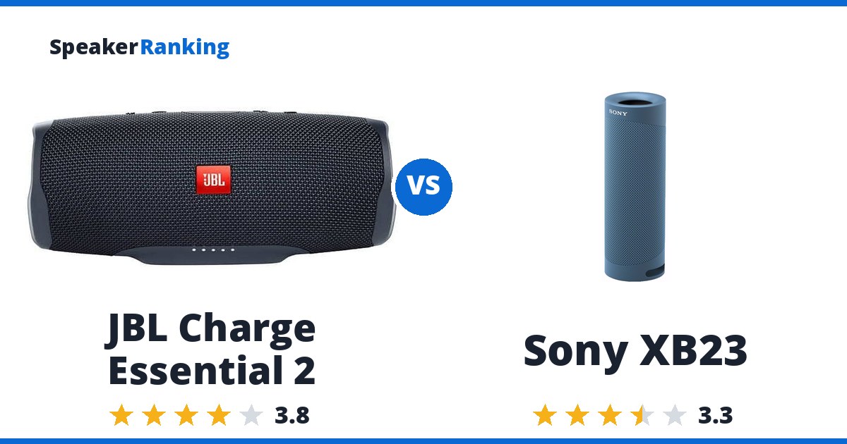JBL Charge Essential 2 vs Sony XB23