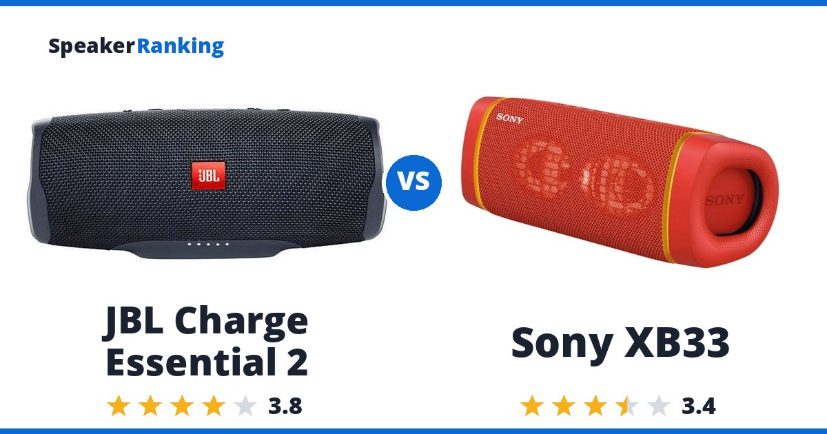 JBL Charge Essential 2 vs Sony XB33