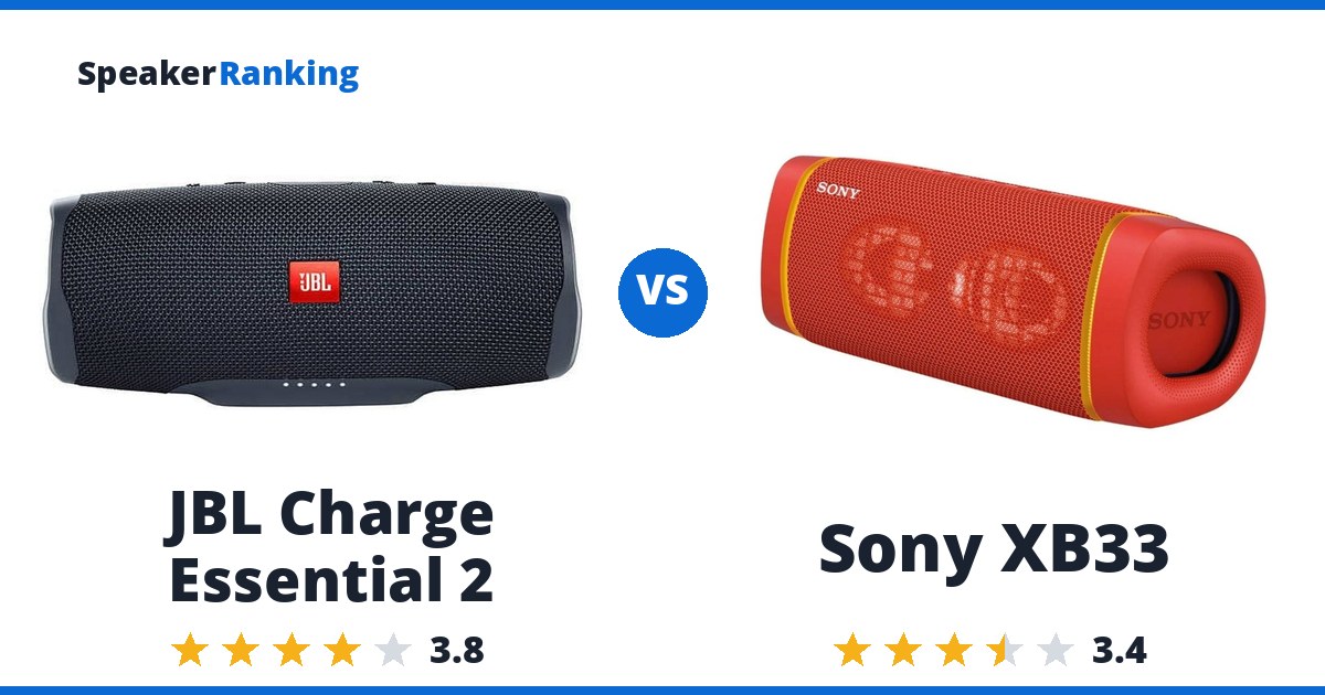 JBL Charge Essential 2 vs Sony XB33