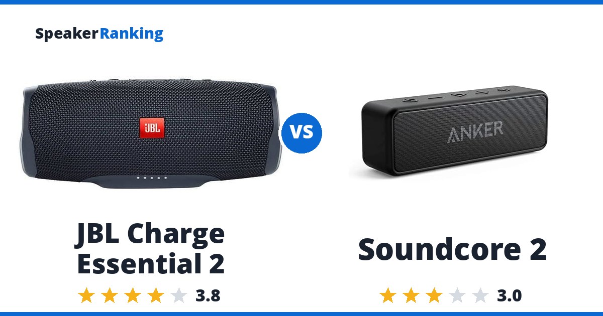 JBL Charge Essential 2 vs Soundcore 2