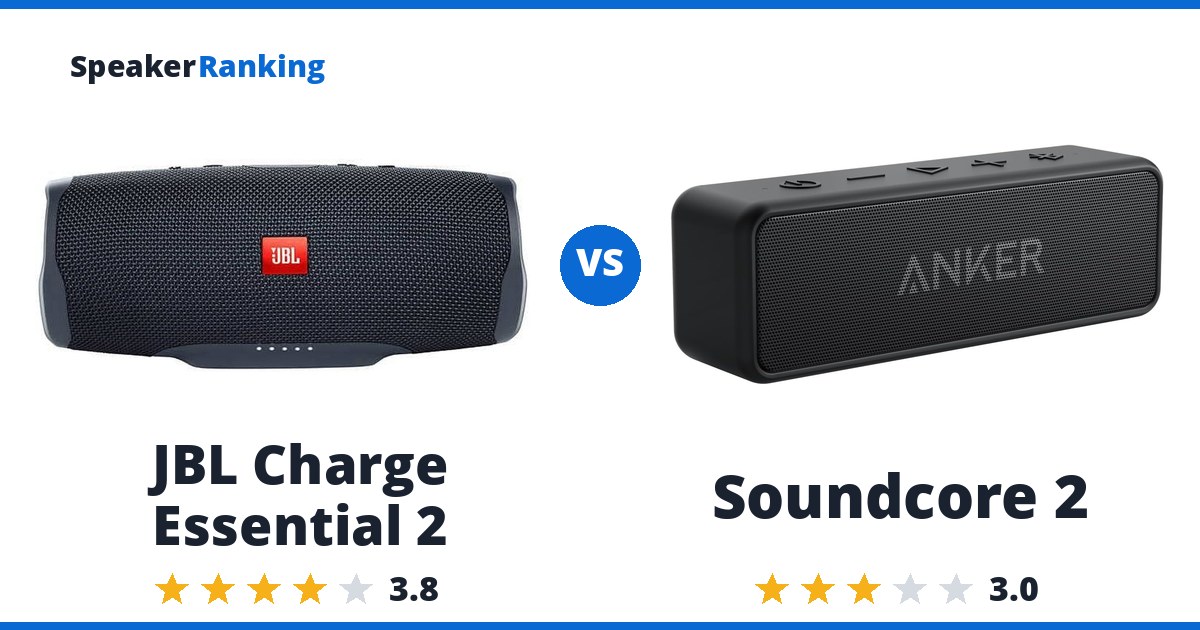 JBL Charge Essential 2 vs Soundcore 2