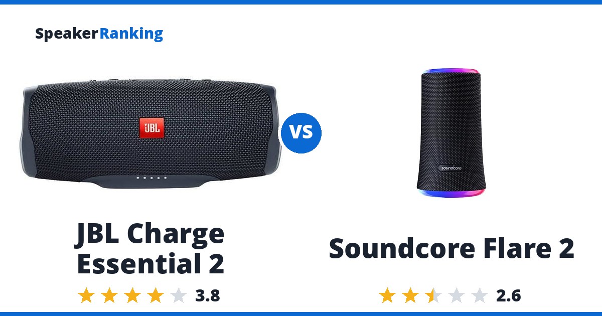 JBL Charge Essential 2 vs Soundcore Flare 2