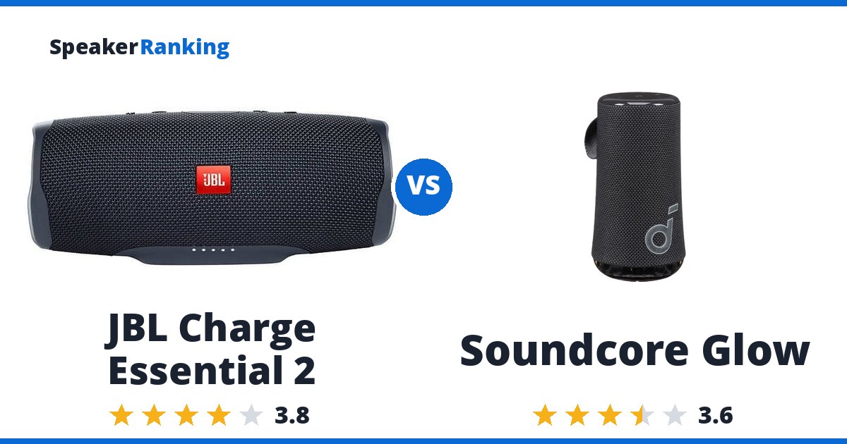 JBL Charge Essential 2 vs Soundcore Glow
