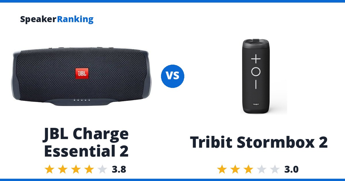 JBL Charge Essential 2 vs Tribit Stormbox 2